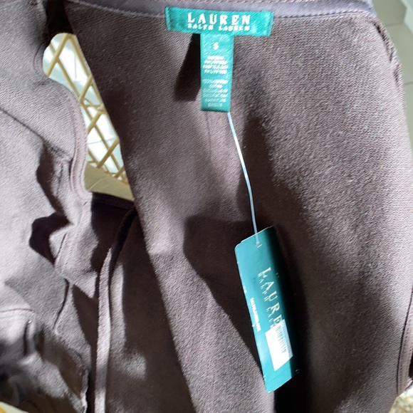Ralph Lauren brown cotton zip vest, S, NWT - Picture 10 of 10